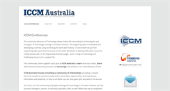 Desktop Screenshot of iccm-australia.org