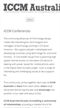 Mobile Screenshot of iccm-australia.org