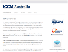Tablet Screenshot of iccm-australia.org